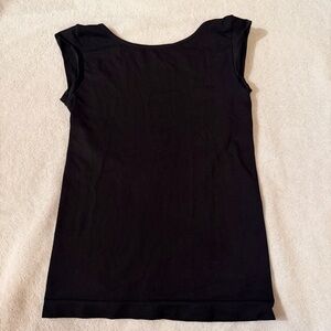 Free People Low Back Black Tank Top